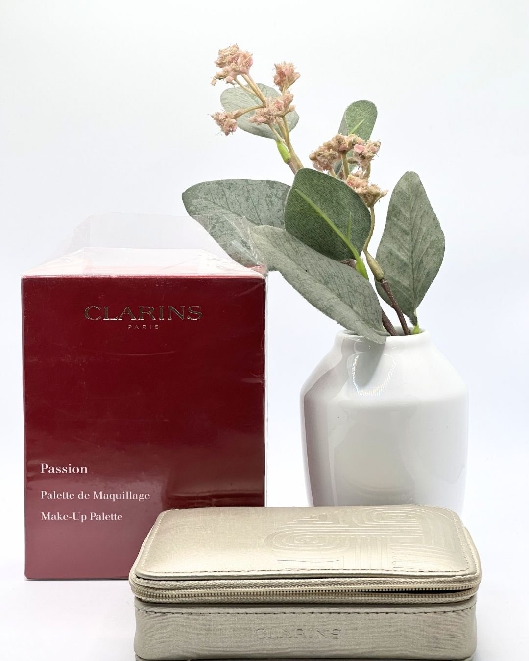Clarins makeup kit with Luxury Makeup Bag