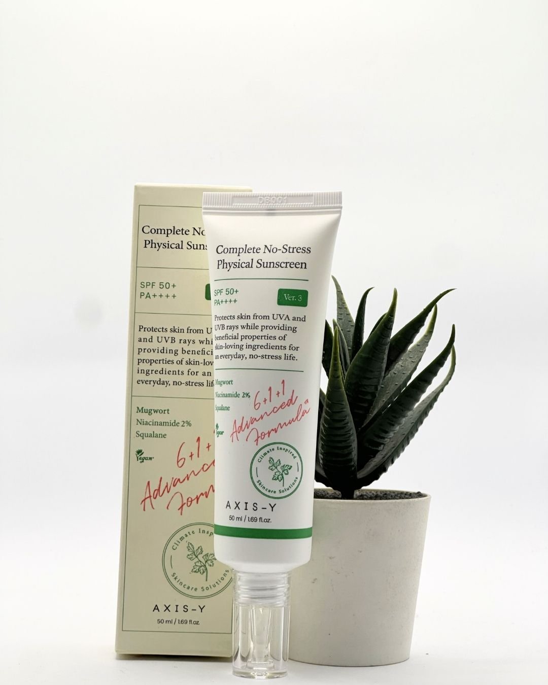 AXIS-Y No-Stress Physical Sunscreen SPF 50+